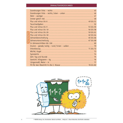 DEUTSCH und MATHE... fertig los! 1. Klasse Volksschule – Bild 3