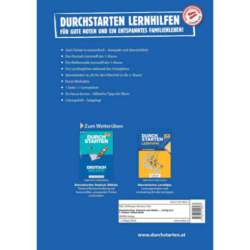DEUTSCH und MATHE... fertig los! 1. Klasse Volksschule – Bild 4