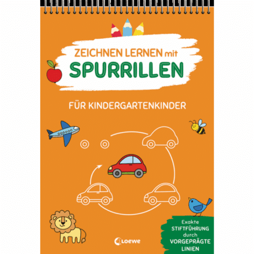 Zeichnen lernen mit Spurrillen - Für Kindergartenkinder