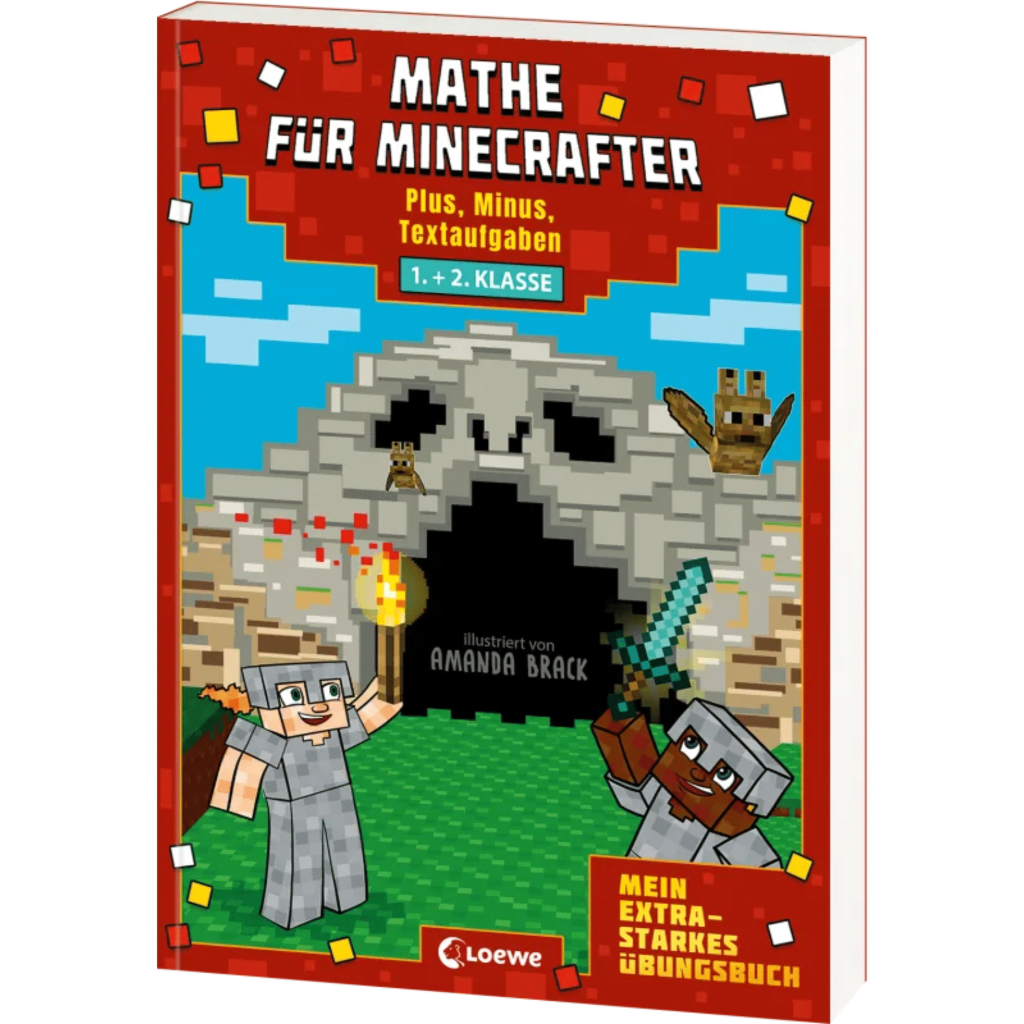 Mathe für Minecrafter - Mein extrastarkes Übungsbuch 1. + 2. Klasse