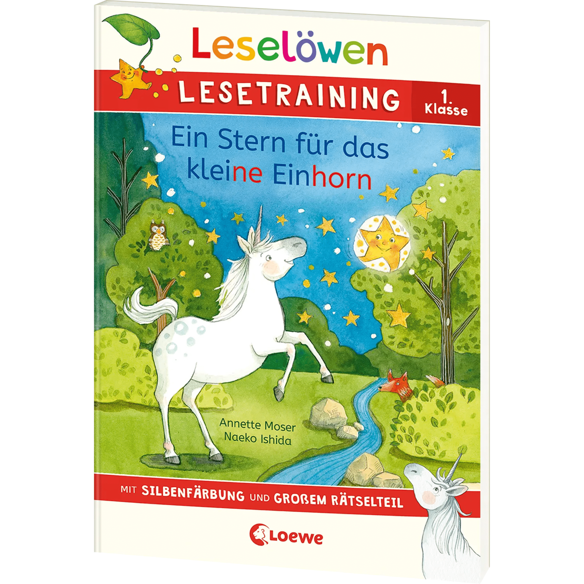 Leselöwen Lesetraining 1. Klasse - Ein Stern für das kleine Einhorn