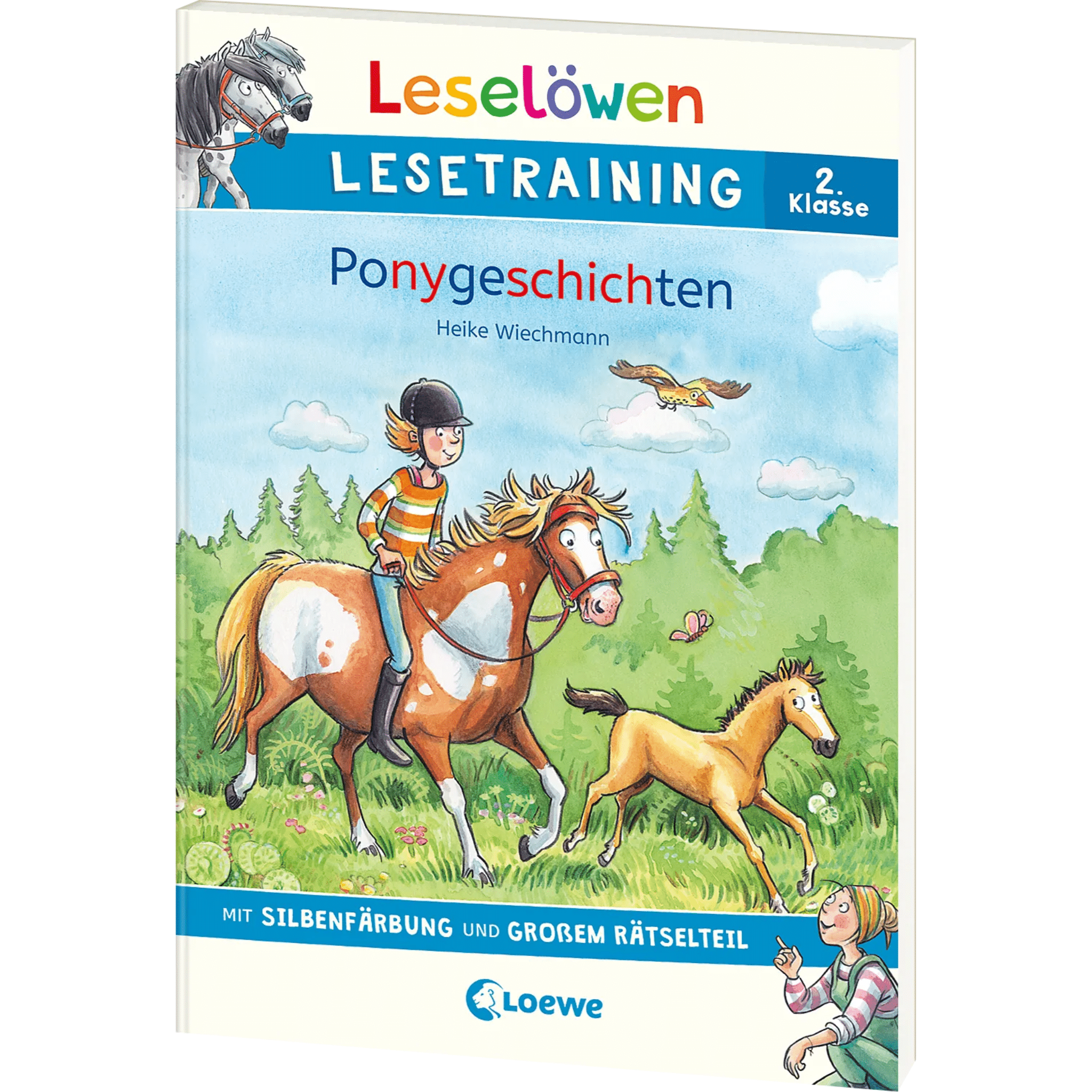 Leselöwen Lesetraining 2. Klasse - Ponygeschichten