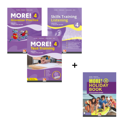 MORE! - SET (4. Klasse) + Holiday Book 4