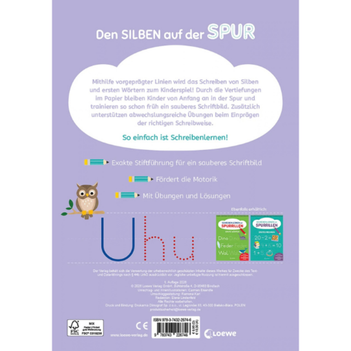 Alternative view of Zeichnen lernen mit Spurrillen - Silben